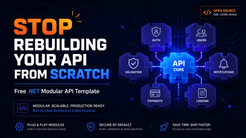 Project Template: ASP.NET Core Web Api Modular Monolith