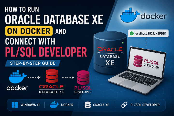 How to Run Oracle Database XE on Docker and Connect with PL/SQL Developer on Windows
