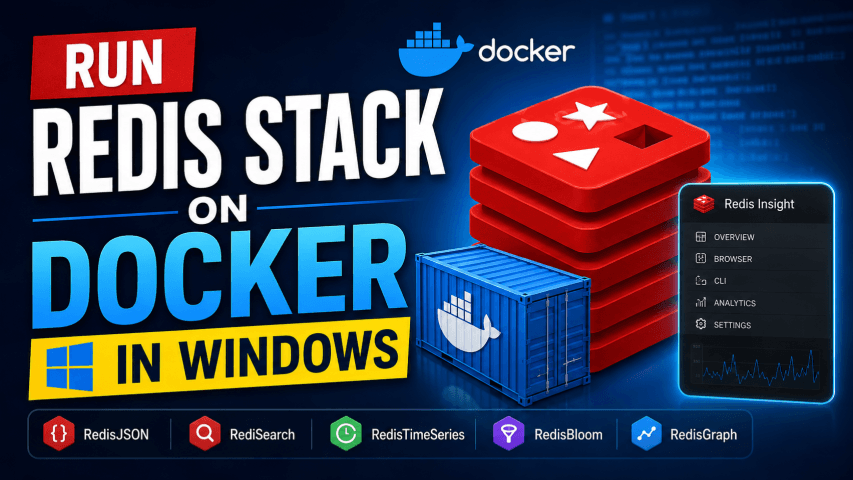 Running Redis Stack on Docker in Windows