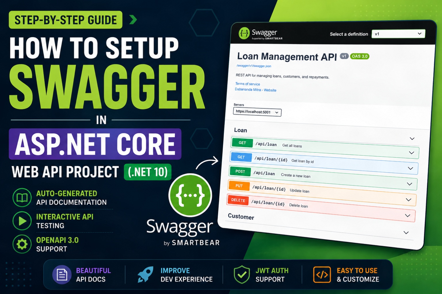 Setup Swagger in ASP.NET Core Web API Project (.NET 10)